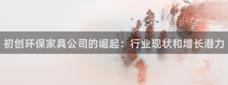 杏耀官方注册中心：初创环保家具公司的崛起：行业现状和增长潜力