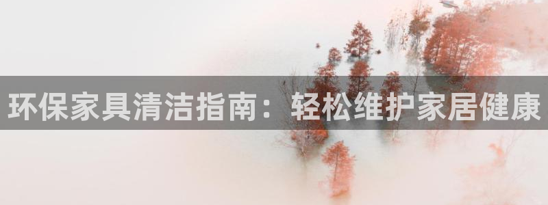 杏耀开户app下载：环保家具清洁指南：轻松维护家居健康